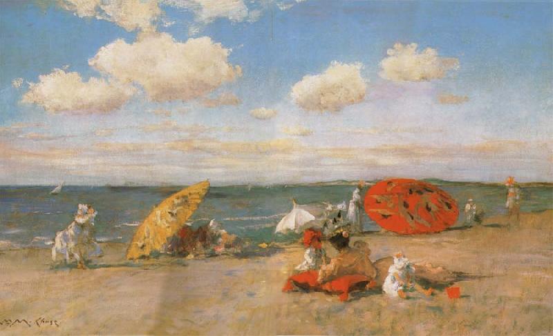 William Merrit Chase At the Seaside